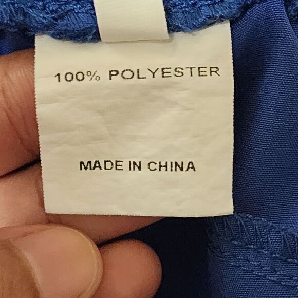 Men's Super Lightweight Soft Polyester Blue Lounge Shorts Size Large L NEW - Picture 6 of 10